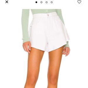NWT white high waisted shorts